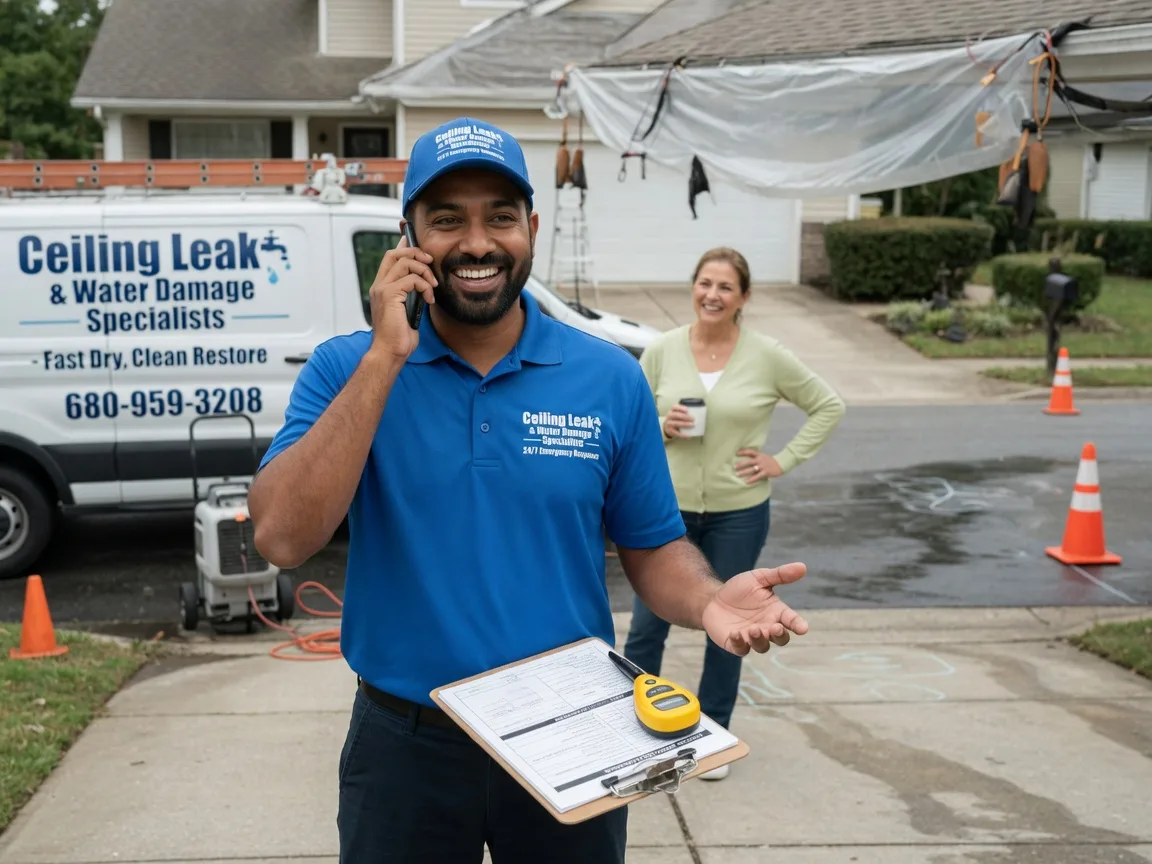 Ceiling Leak Cleanup Greenwich, KS FAQs